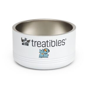 Treatibles Stainless Steel Pet Bowl