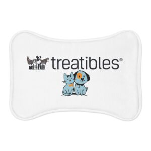 Treatibles Pet Feeding Mat (White)