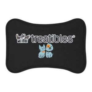 Treatibles Pet Feeding Mat (Black)